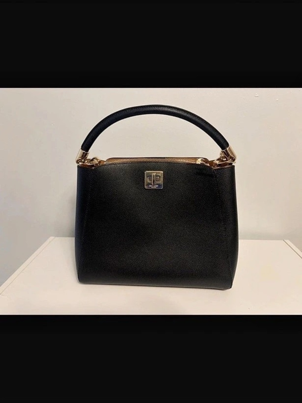 Kate Spade New York Phoebe Medium Top Handle Satchel Black & Brown